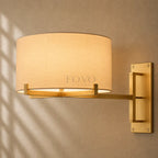 Pauillacia Drum Shade Swing-Arm Sconce
