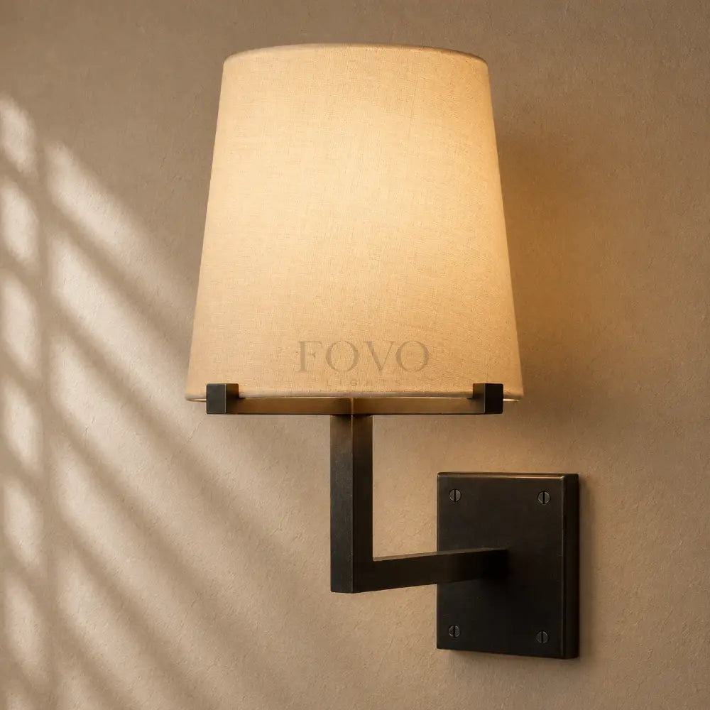 Pauillacia Fabric Shade Grand Sconce