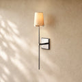 Pauillacia Fabric Shade Torch Sconce