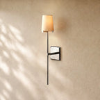 Pauillacia Fabric Shade Torch Sconce