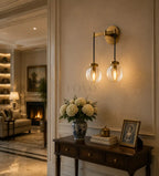 Pearly Double Sconce