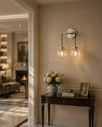 Pearly Double Sconce