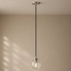 Pearly Pendant - Satin Nickel