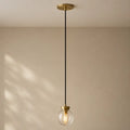 Pearly Pendant - Vintage Brass