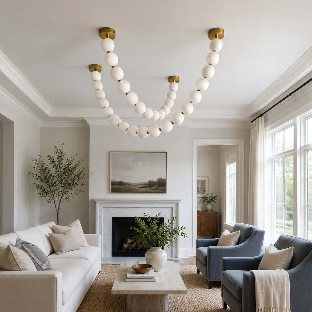 Perlina Necklace Combination Chandelier - fovolighting