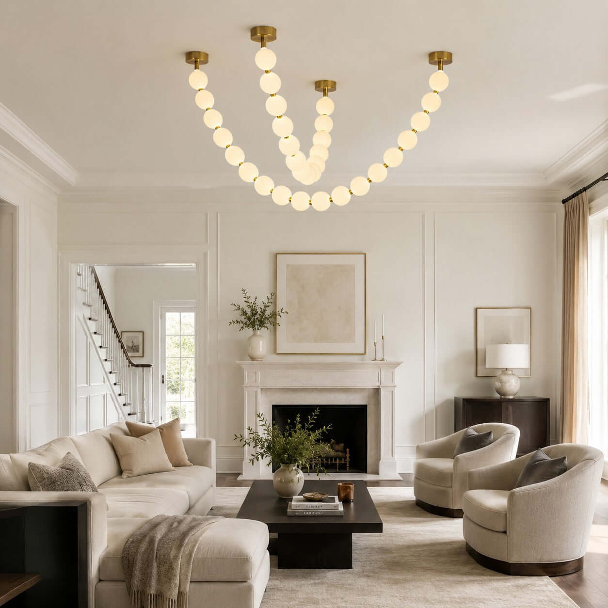 Perlina Necklace Combination Chandelier - fovolighting