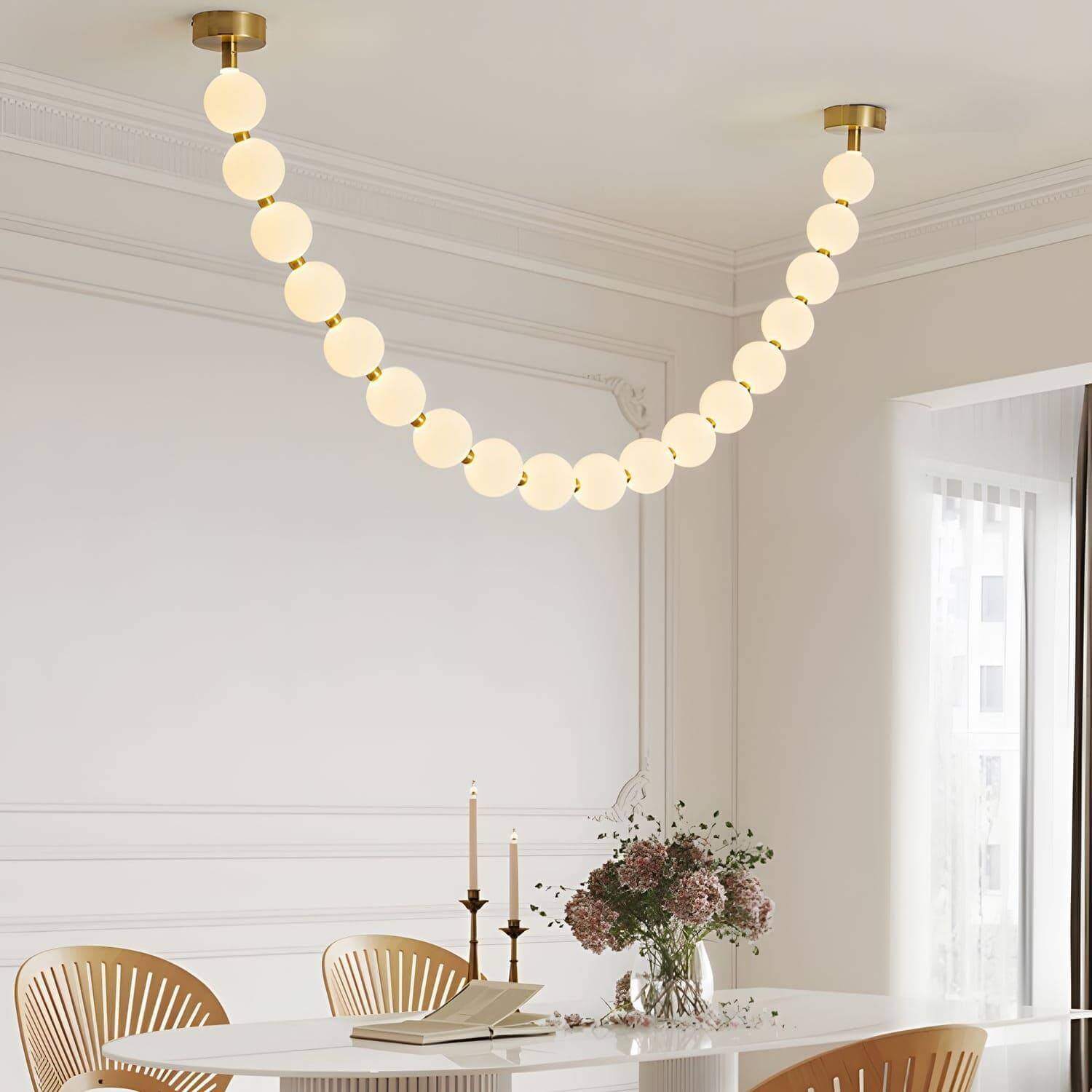 Perlina Necklace Combination Chandelier - fovolighting
