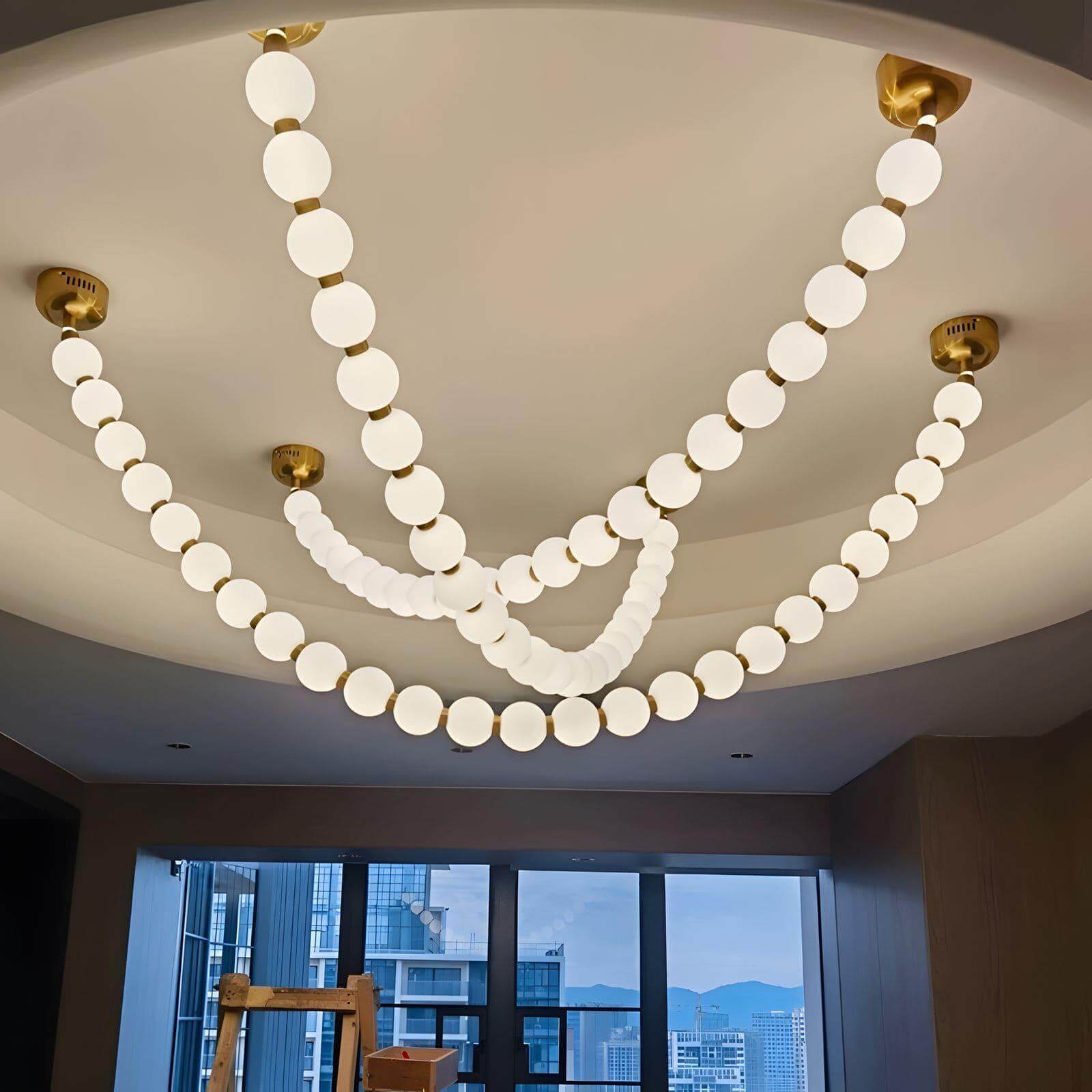 Perlina Necklace Combination Chandelier - fovolighting