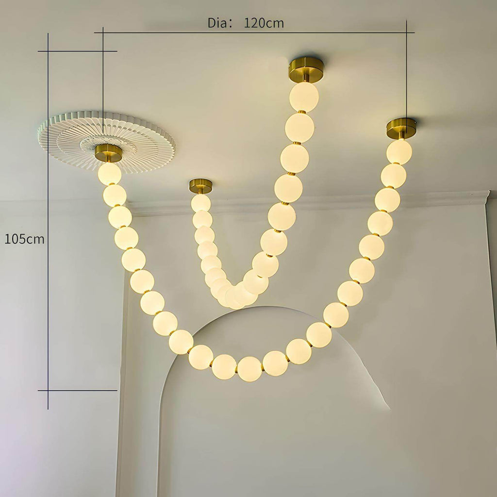 Perlina Necklace Combination Chandelier - fovolighting