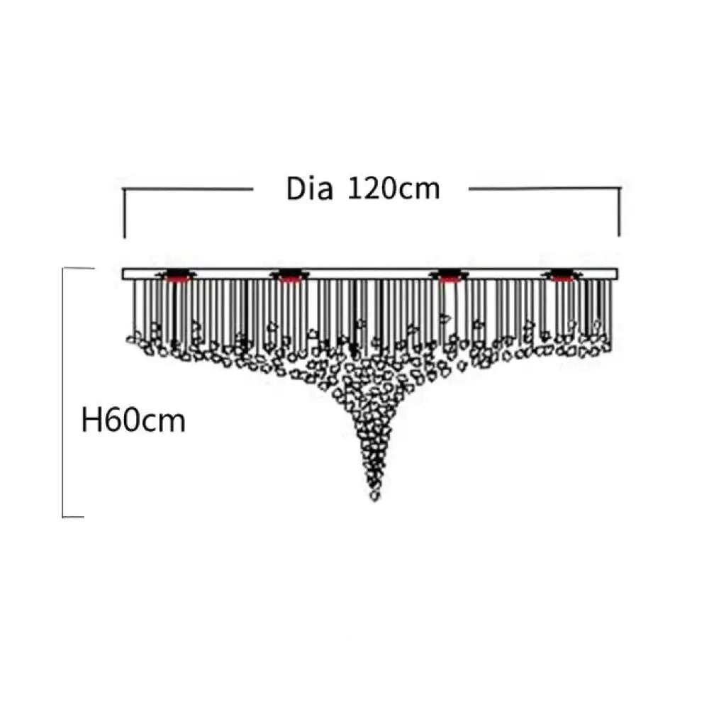 Piovere Multi Pendant Chandelier - fovolighting