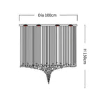 Piovere Multi Pendant Chandelier - fovolighting
