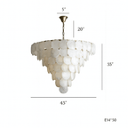 Porto Marble Modern Chandelier - fovolighting