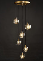 Post - modern Extra - long Pendant Light Fixtures for Staircase/High - ceiling Space/Foyer - fovolighting