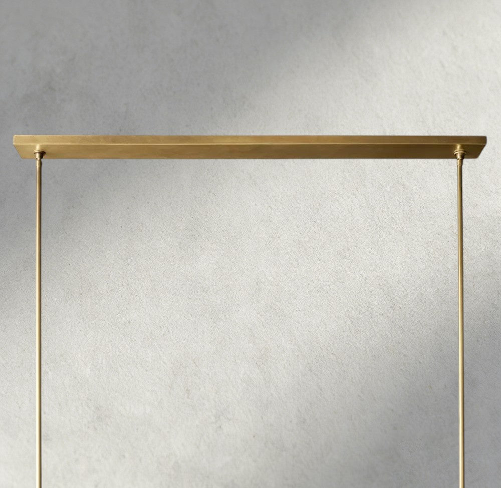 Puailace Fabric Shade Linear Chandelier - fovolighting