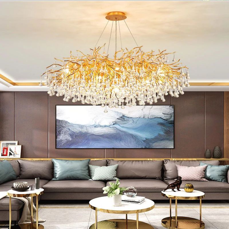 Rain Living Room Branch Chandelier - fovolighting
