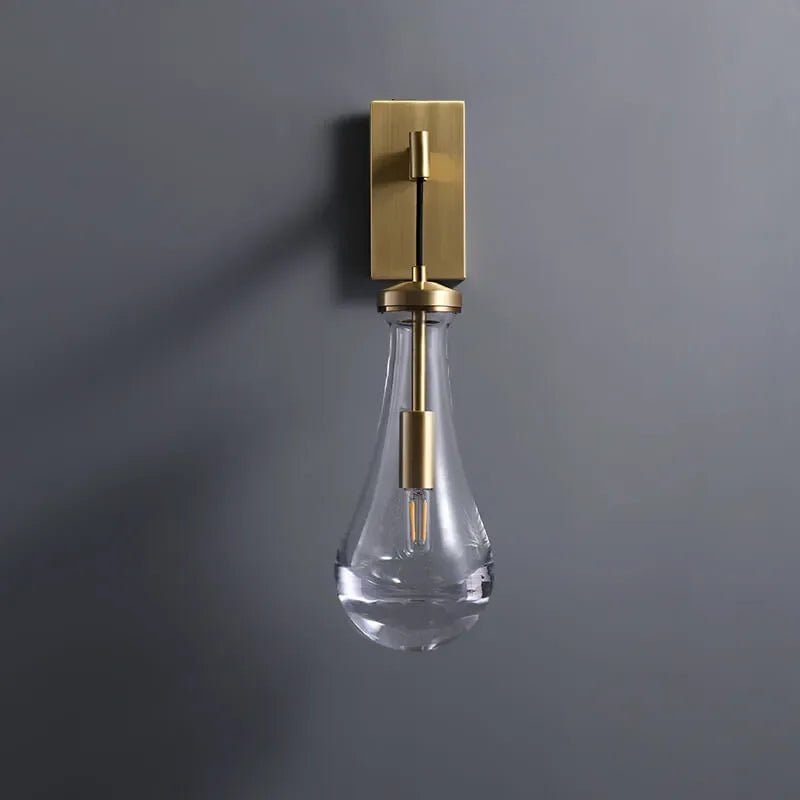 Raindrop Crystal Wall Sconce - fovolighting