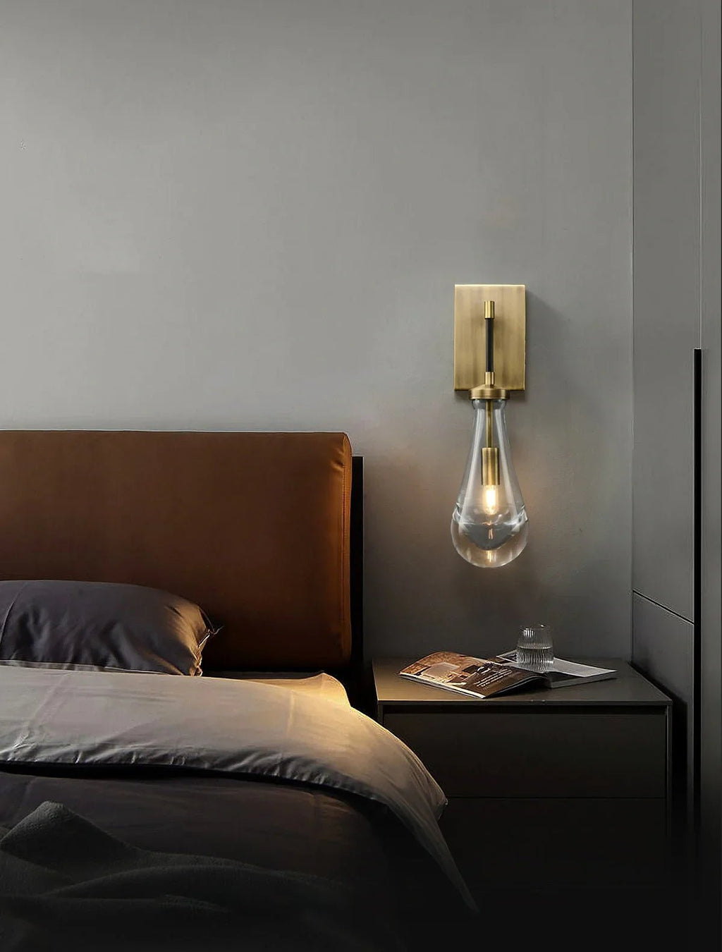 Raindrop Crystal Wall Sconce - fovolighting