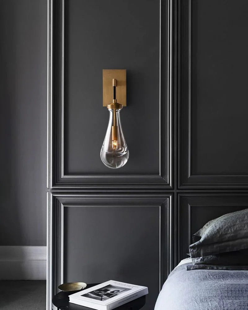 Raindrop Crystal Wall Sconce - fovolighting