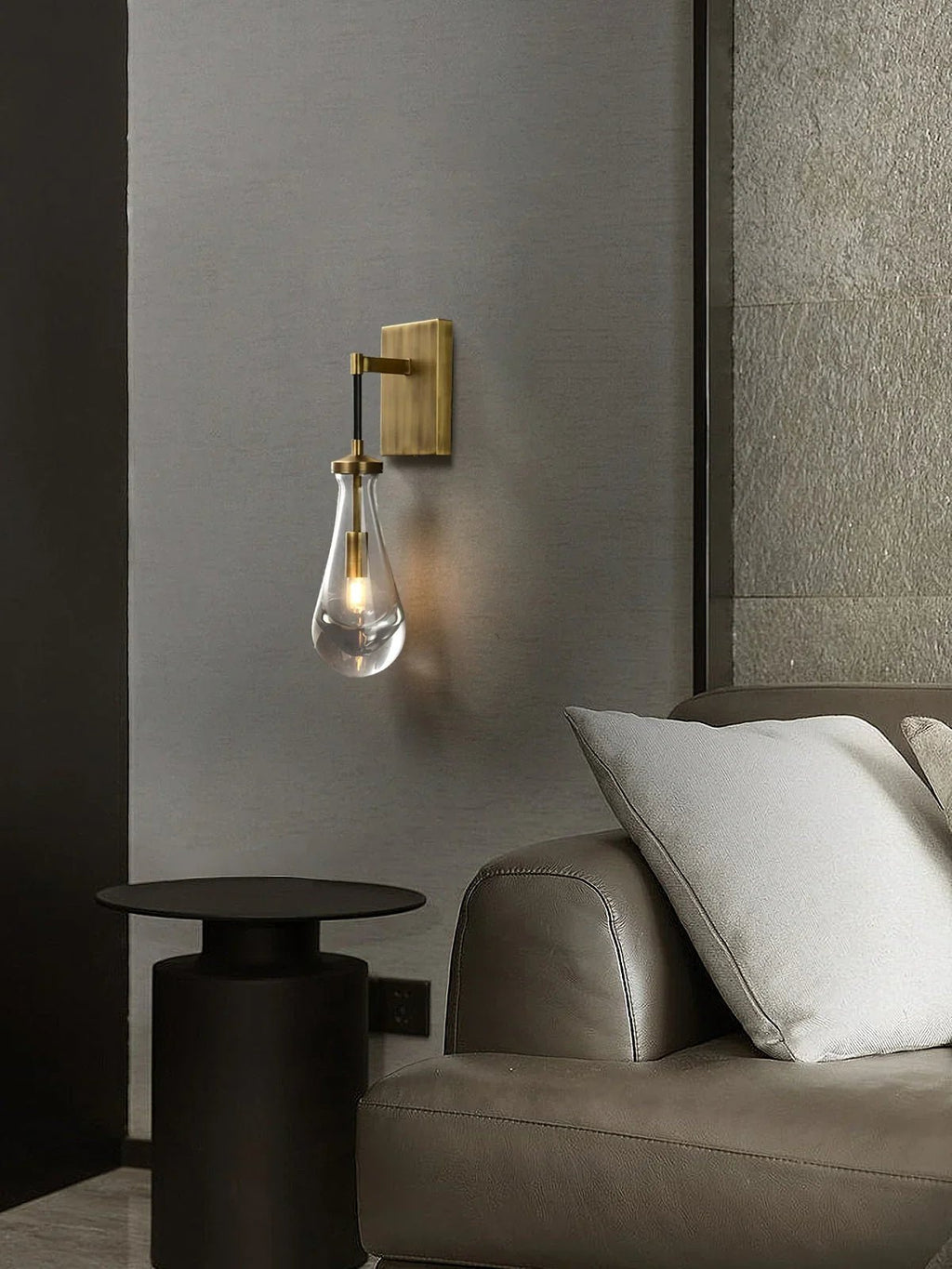 Raindrop Crystal Wall Sconce - fovolighting