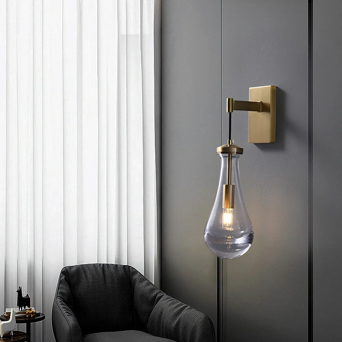 Raindrop Crystal Wall Sconce - fovolighting