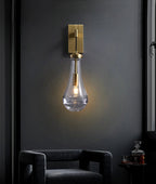 Raindrop Crystal Wall Sconce - fovolighting