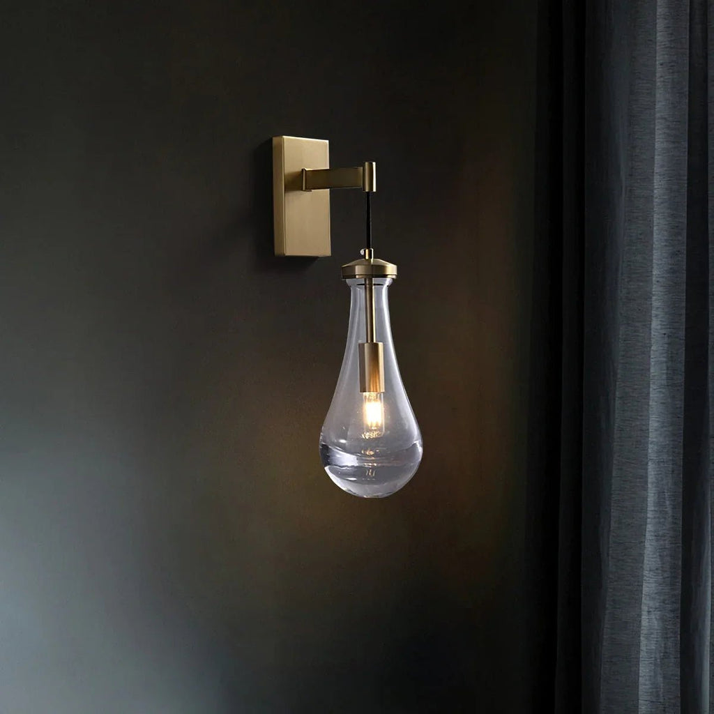 Raindrop Crystal Wall Sconce - fovolighting