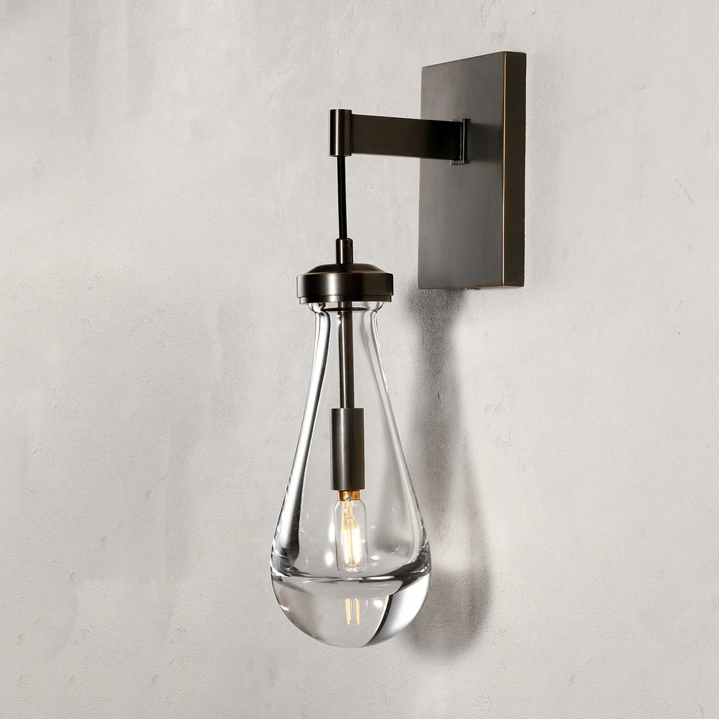 Raindrop Crystal Wall Sconce - fovolighting