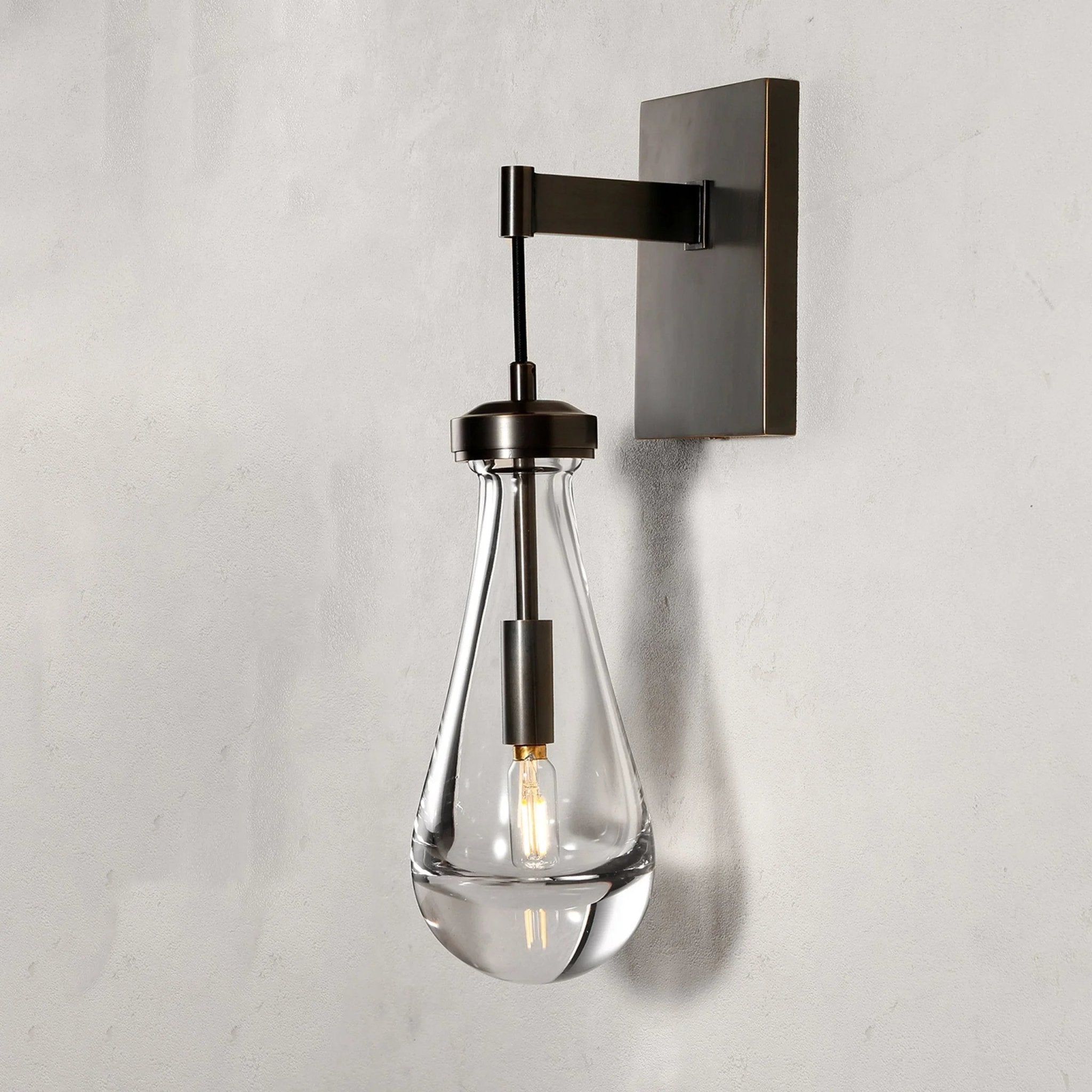 Raindrop Crystal Wall Sconce - fovolighting