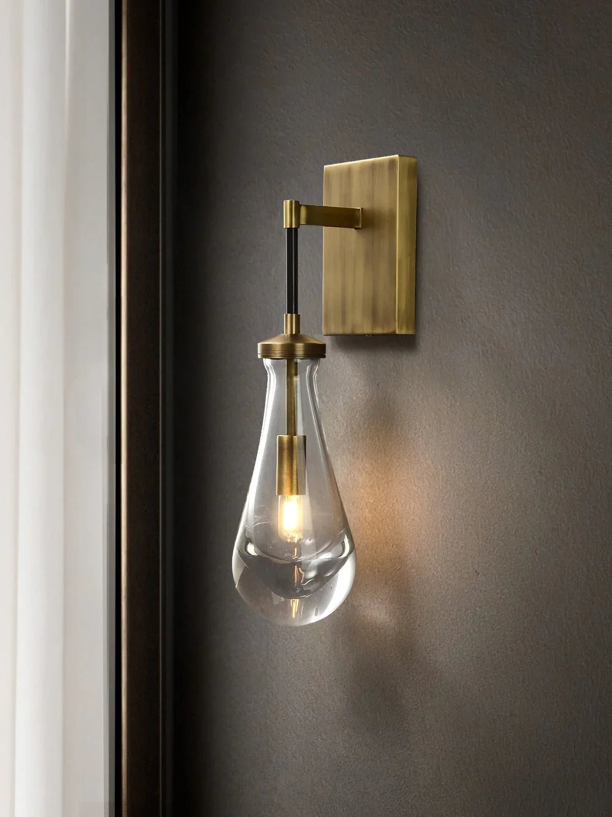 Raindrop Crystal Wall Sconce - fovolighting