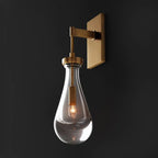 Raindrop Crystal Wall Sconce - fovolighting