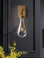 Raindrop Crystal Wall Sconce - fovolighting