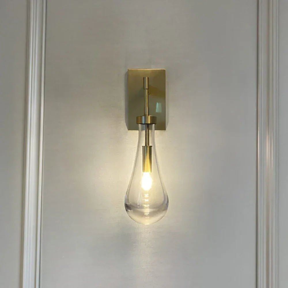Raindrop Crystal Wall Sconce - fovolighting