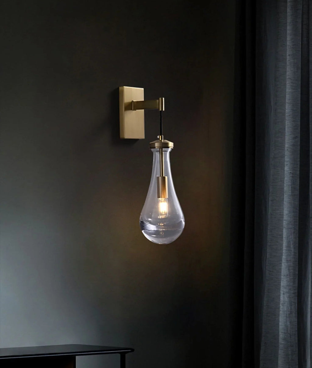 Raindrop Crystal Wall Sconce - fovolighting