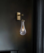 Raindrop Crystal Wall Sconce - fovolighting