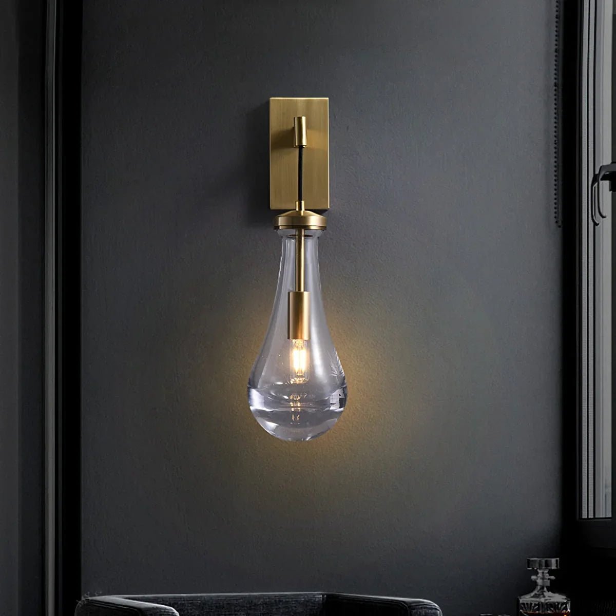 Raindrop Crystal Wall Sconce - fovolighting