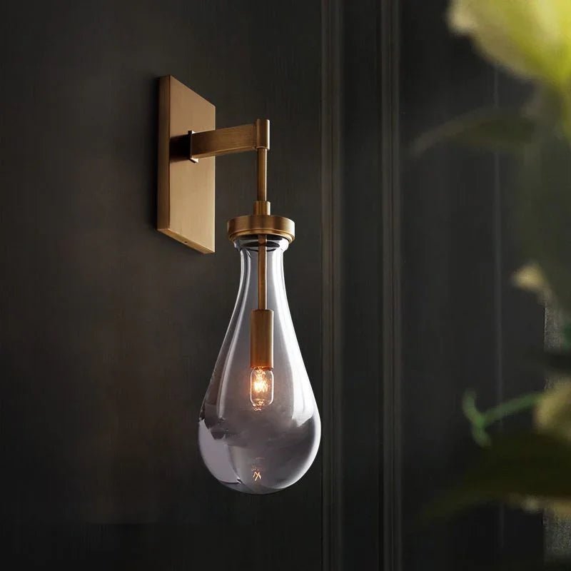 Raindrop Crystal Wall Sconce - fovolighting