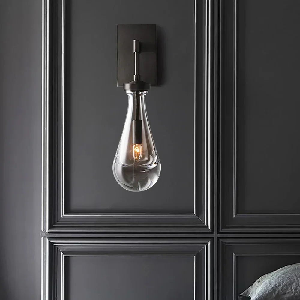 Raindrop Crystal Wall Sconce - fovolighting