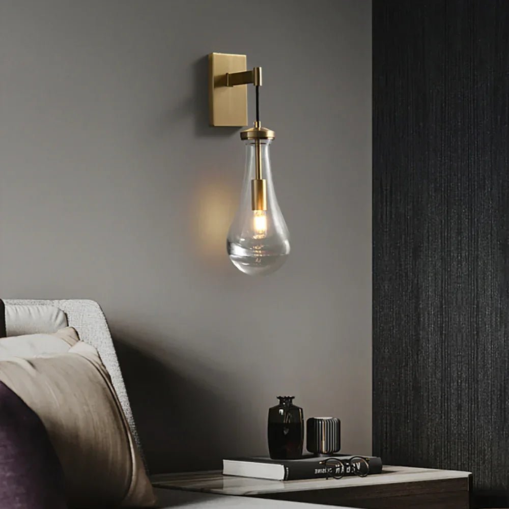 Raindrop Crystal Wall Sconce - fovolighting