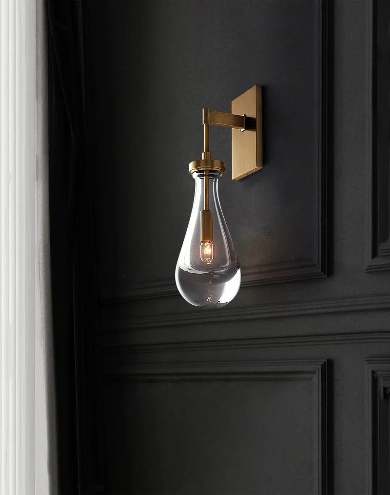 Raindrop Crystal Wall Sconce - fovolighting
