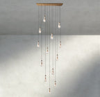 Raindrop Rectangular Chandelier 54", 72" - fovolighting