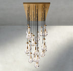 Raindrop Rectangular Chandelier 54", 72" - fovolighting