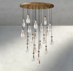 Raindrop Round Chandelier 18", 36", 47", 60" - fovolighting