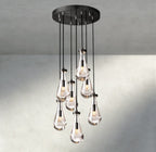 Raindrop Round Chandelier 18", 36", 47", 60" - fovolighting