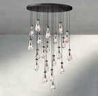 Raindrop Round Chandelier 18", 36", 47", 60" - fovolighting