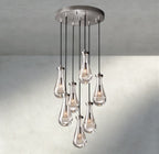 Raindrop Round Chandelier 18", 36", 47", 60" - fovolighting