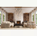 Raindrop Round Chandelier 18", 36", 47", 60" - fovolighting