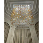 Rainfall Glass Gem Stone Chandelier - fovolighting