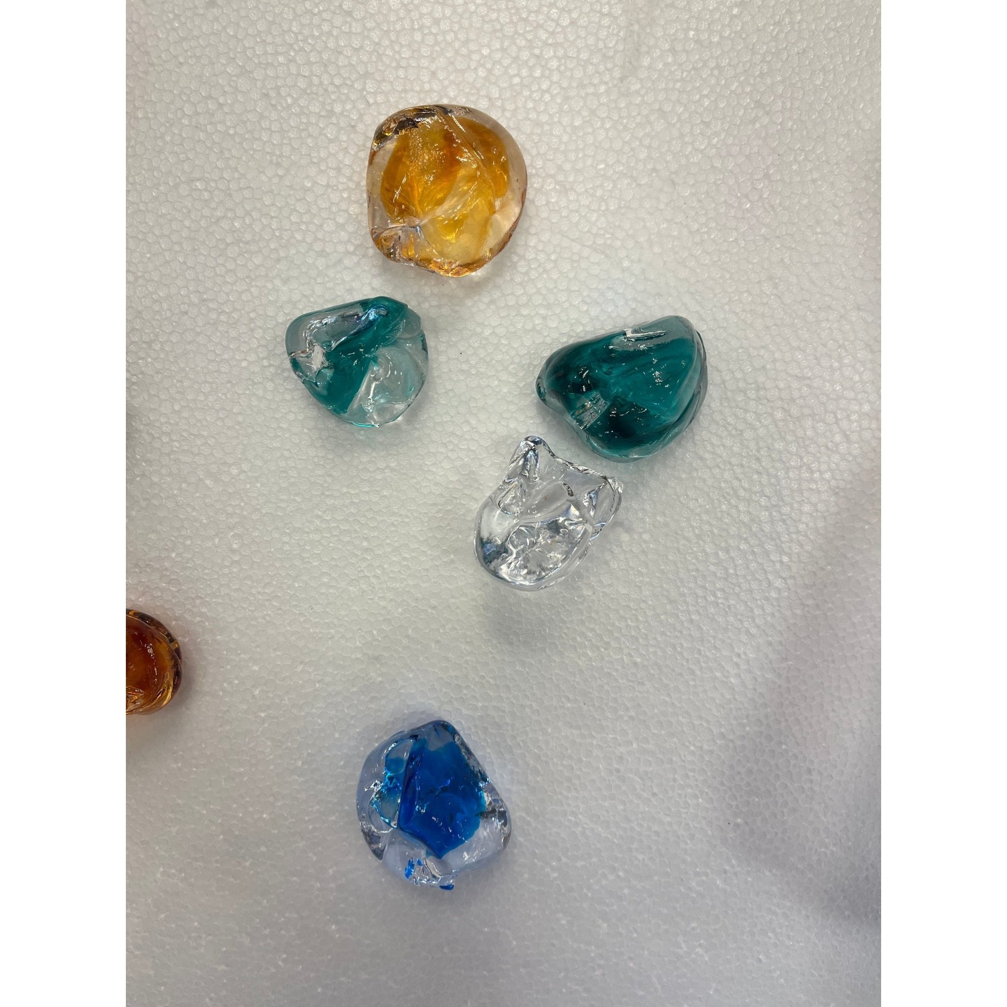 Rainfall Glass Gem Stone Chandelier - fovolighting