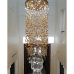 Rainfall Glass Gem Stone Chandelier - fovolighting