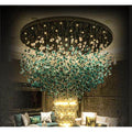 Rainfall Glass Gem Stone Chandelier - fovolighting